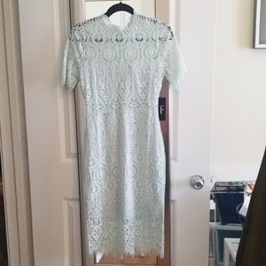 Lulus mint lace dress